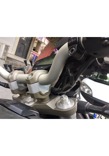Bay4Global Yamaha Mt09 Gidon Yükseltme 25Mm Gri