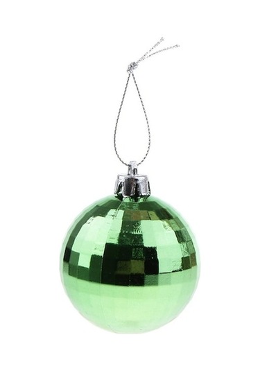 Lijinxu 6 Adet Set Noel Ayna Topları Süsler Noel Ağacı Asılı