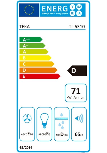 Teka TL 6310 Sürgülü Aspiratör 40474250