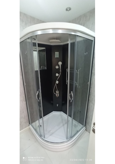 100x100 Oval Duş Teknesi Üzeri Kompakt Sistem Sistem 1
