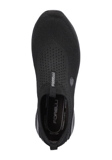 Forelli 30007-G Elvin Siyah Kadın Comfort Spor Ayakkabı Siyah