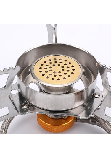 Taşınabilir Gaz Sobası Bölünmüş Gazlı Fırın Açık Kamp Sobası Piezo Ateşleme Sobası/manuel Ateşleme Pizeo Ignition Stove Çok Renkli