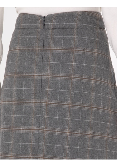 Pierre Cardin Kadın Gri Etek Dokuma 50292639-vr024 Gri