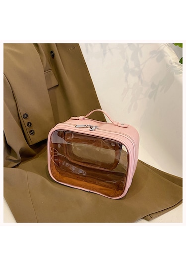 Mufunye Kozmetik Çantası, Taşınabilir Ve Büyük Kapasiteli, Siyah