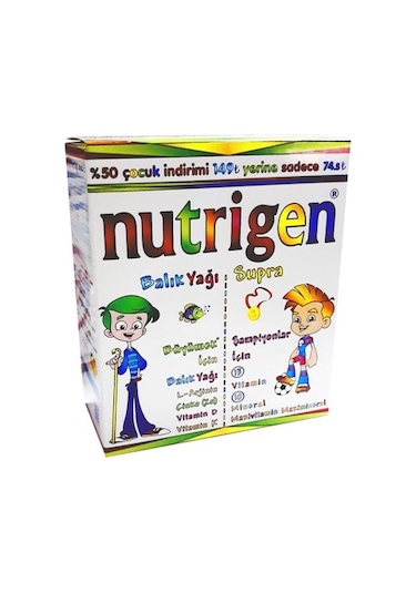 Nutrigen Balık Yağı 200Ml Supra Şurup 200 Ml