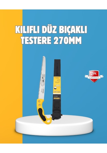 Düz Bıçaklı Budama Testeresi Kılıflı Güvenli Tasarım