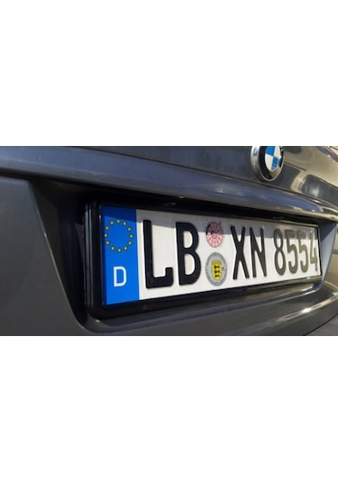 Ubak Yönetmeliğine Uygun . Parlak Siyah Plakalık 2 Adet 228108617