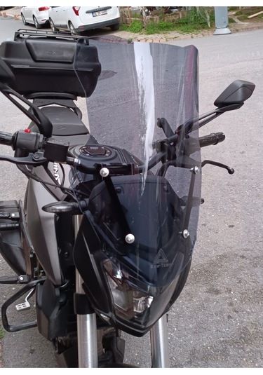 Dominar 250 Dominar 400 Tur Camı Montaj Demiri Cam Yükseklik 60cm X Üst Genişlik 40cm