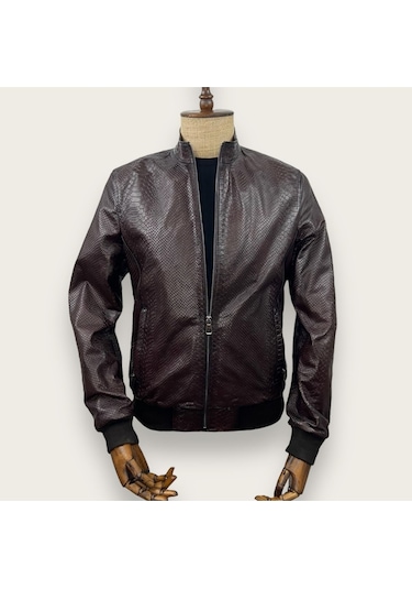 Always Leather Siyah Hakiki Deri Mont Erkek 1803340006 Bordo