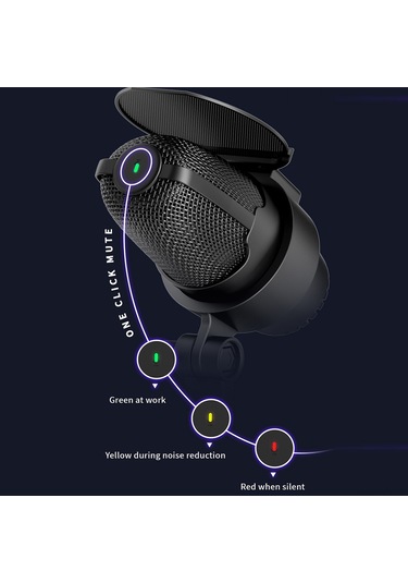 Xindoker M9 Usb Mikrofon: Siyah, Beyaz, Pembe Renk Seçenekleri, Dokunmatik Düğmeler, İos/android/windows Uyumlu