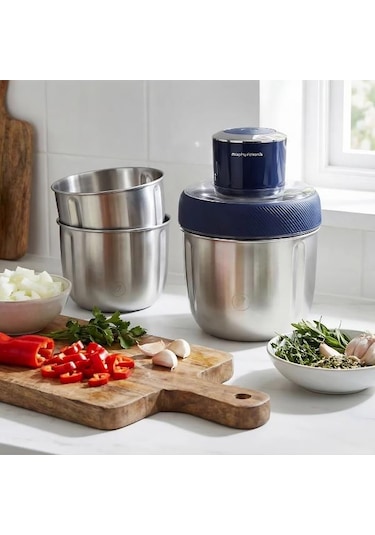 Morphy Richards MBC-FCB2E Çok Amaçlı 3 Kaseli Doğrayıcı