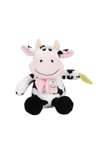 Eğlenceli Peluş Hayvan İnek 25 Cm Abyss