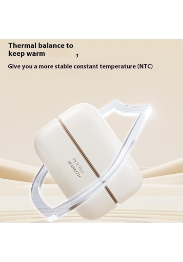 Jf308 2'si 1 Arada Bölünebilir Mini Taşınabilir Kış Elektrikli El Isıtıcı Güç Bankası - Siyah Ge