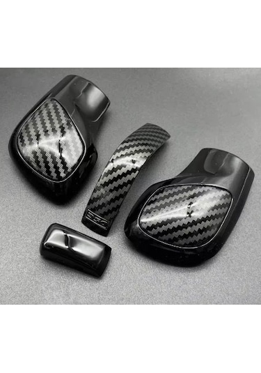 Golf 7 7.5 Leon 2013/2020 Passat B8 B7 2013-2020 Karbon Desenli Dsg Vites Topuzu Yenileme 4 Parça Parlak