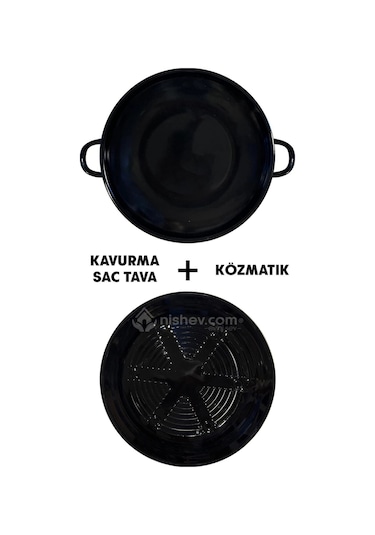 Hanımeli Premium Emaye Kavurma Tava Ve Közmatik 28cm Diğer