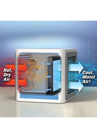 Ykd Store Serin Hava Taşınabilir Enerji Tasarruflu Buharlaşma Serin Usb Fanı 2mkıyj Beyaz