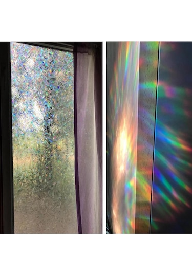 Statik Desenli Cam Folyosu Buzlu Cam Folyo Cam Filmi 3 D. (431361416)