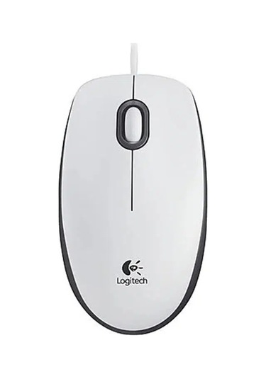 Logıtech M100 Usb Kablolu Mouse Beyaz 910-006764 Lazer