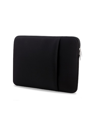 Aubyhe 14" Siyah Dijital Cihaz Kılıfı - Anti-statik Köpük, Darbe Emici, Cep Tasarımı - Ultrabook, Dizüstü Bilgisayar, Tablet Uyumlu Siyah