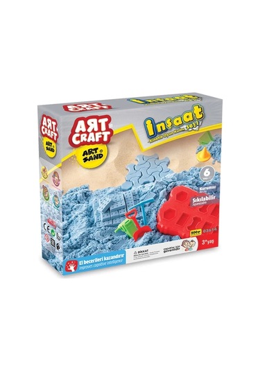 500 Gr Artsand Kum Seti - İnşaat Çok Renkli