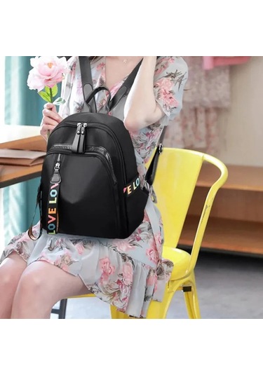 Şık Oxford Kumaş Sırt Çantası Büyük Kapasiteli Seyahat Çantası, Standart Çok Renkli