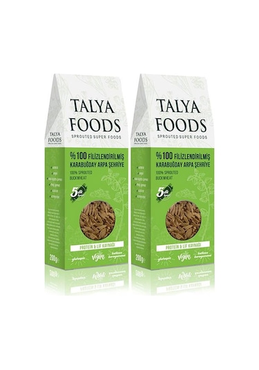 Talya Foods Karabuğday Arpa Şehriye 2 x 200 G