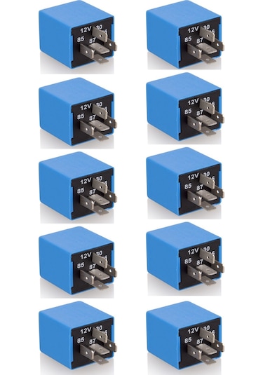 10 Adet Titreyen Korna Rölesi Korna Titretici Röle Saydırıcı 12V