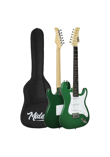 Midex Age-80gr Amfili Full Elektro Gitar Seti 4/4 Yetişkin 39 İnç Green