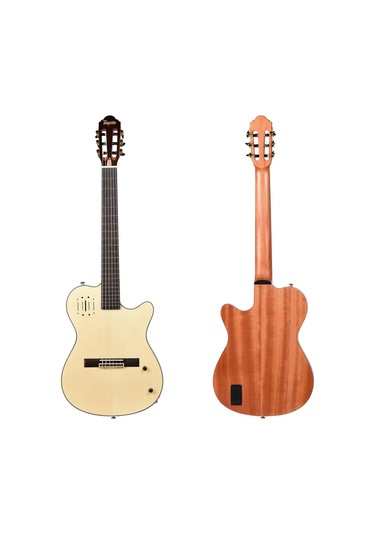 Tayste Cg-100eq Natural Silent Elektro Klasik Gitar
