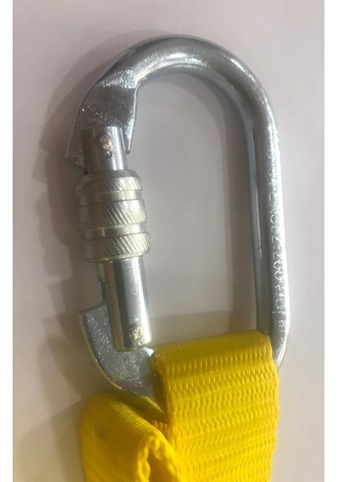 Emniyet Kemeri Halatı D Karabinalı Sfh-4 1.2 Mt. Sari