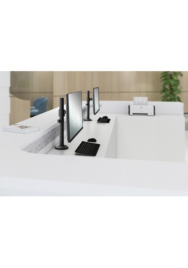 Digitus Sütun Tipi Tekli Monitör Tutucu 17-32" 8 Kg Maks Siyah