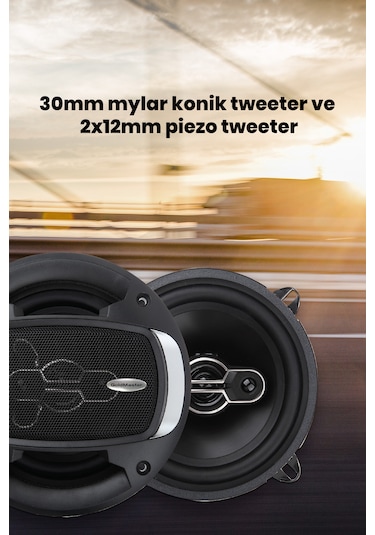 Goldmaster Rm-1696 16 Cm 4 Way 700 W Oto Hoparlör Çifti