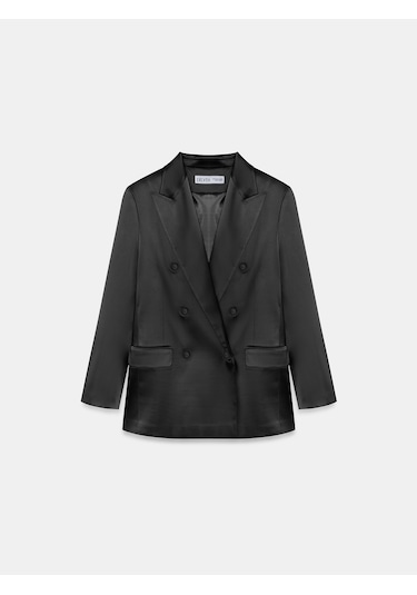 Dilvin 60797 Blazer Ceket-siyah