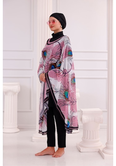 Tarzını Seç Kimono Pareo - Tesettür Pareo - Ege Model 240x135 Cm Çok Renkli