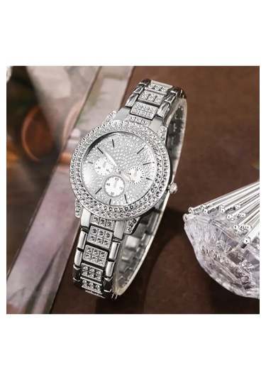 Vip Zarif 6 Parça Taşlı Kalp Motifli Takı Set