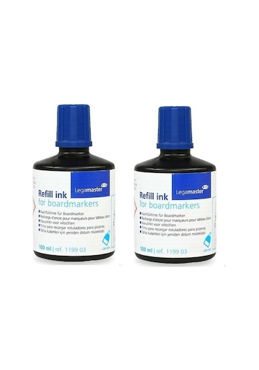 Edding Legamaster Tahta Kalem Mürekkebi 2Li 100 Ml Mavi 1