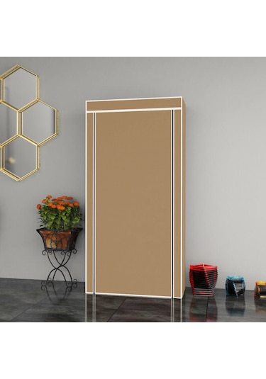 Çok Amaçlı Kullanıma Uygun Geniş 6 Katlı Bez Ayakkabılık Dolabı Siyah