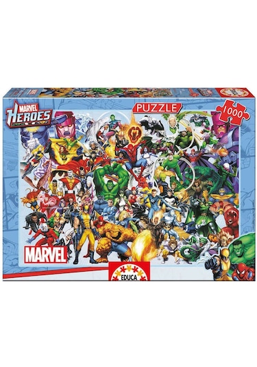 Educa Puzzle 1000 Parça Marvel Kahramanları 15193