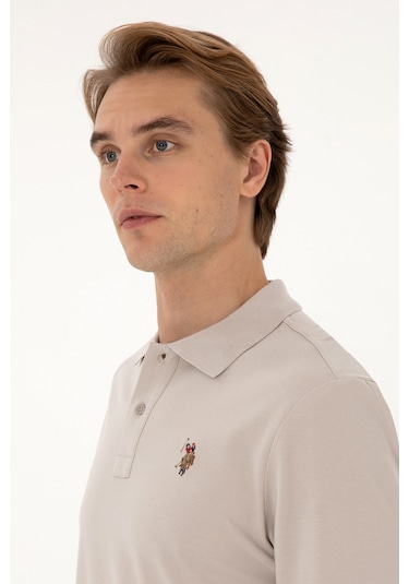 U.s. Polo Assn. Erkek Taş Sweatshirt 50313772-vr049 Tas