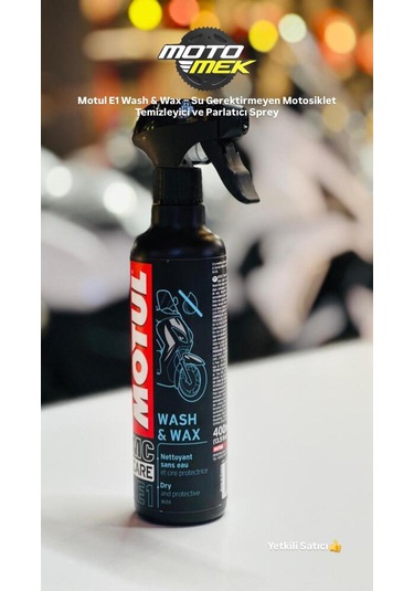 Motul E1 Wash & Wax Pratik Motosiklet Yüzey Temizleyici 400ml