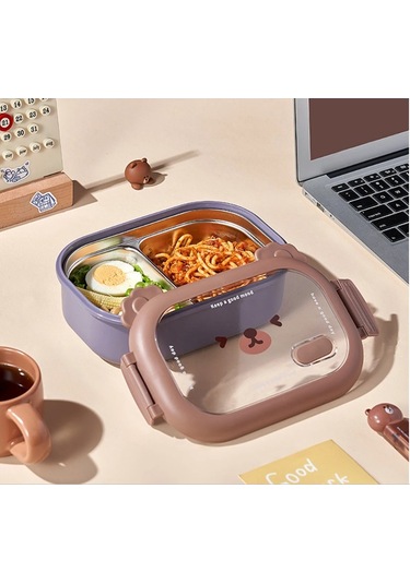 River World Yemek Kabı Paslanmaz Çelik Ve Bölmeli Çok Renkli