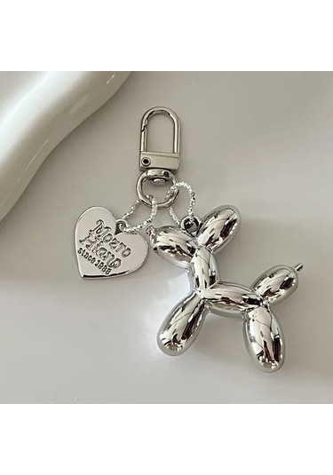 Fishsheep Balon Köpek Anahtarlık - Y2k Tarzı, Çanta & Telefon Aksesuarımavi