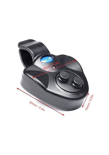 Joyjadehub 4 Adet Elektronik Balık Isırığı Alarmı Sesli Led Işık