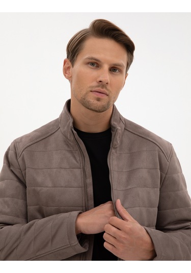 Pierre Cardin Erkek Taş Deri Mont-kaban 50318154-570 Taş