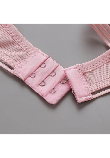 Bayan Sütyen Yelek Ön Tokalı Sütyen Büyük Beden Uyku İç Çamaşırı Kadın, Çok Renkli