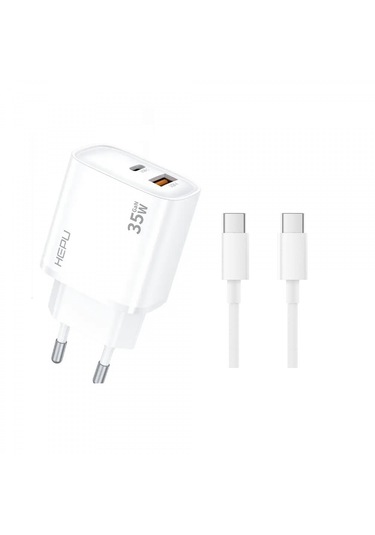 Hp-c30 35 Watt Gan Şarj Adaptörü 2-port Fast Charger Hızlı Şarj A