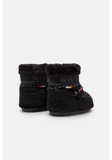 Moon Boot Icon Low Faux Fur Beads Kadın Bot 80d1409470 Siyah