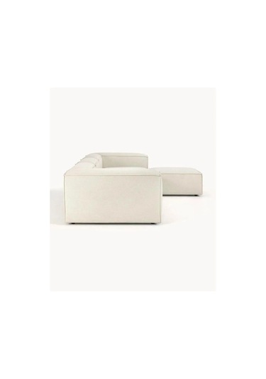 Mira Relax 4 Modül Köşe Koltuk Krem Keten Kumaş Antrasit