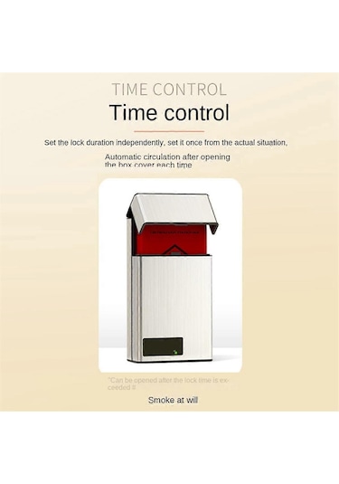 Taşınabilir Kilit Kutusu, Akıllı Kutu, Yardımcı Sigara Bırakma Kontrol Eseri, Zaman Ayarlı Kilit Kutusu