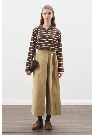 Etek Görünümlü Pantolon Kamel Kamel